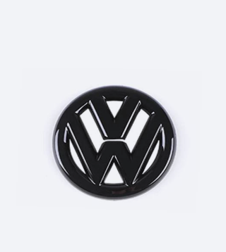 Gloss Black Steering Wheel Logo Cover