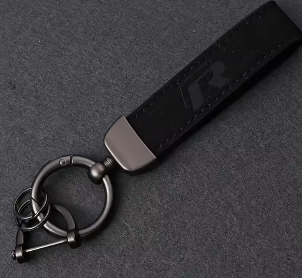 Metal & Suede Customised Keychain - For Golf GTI/ R
